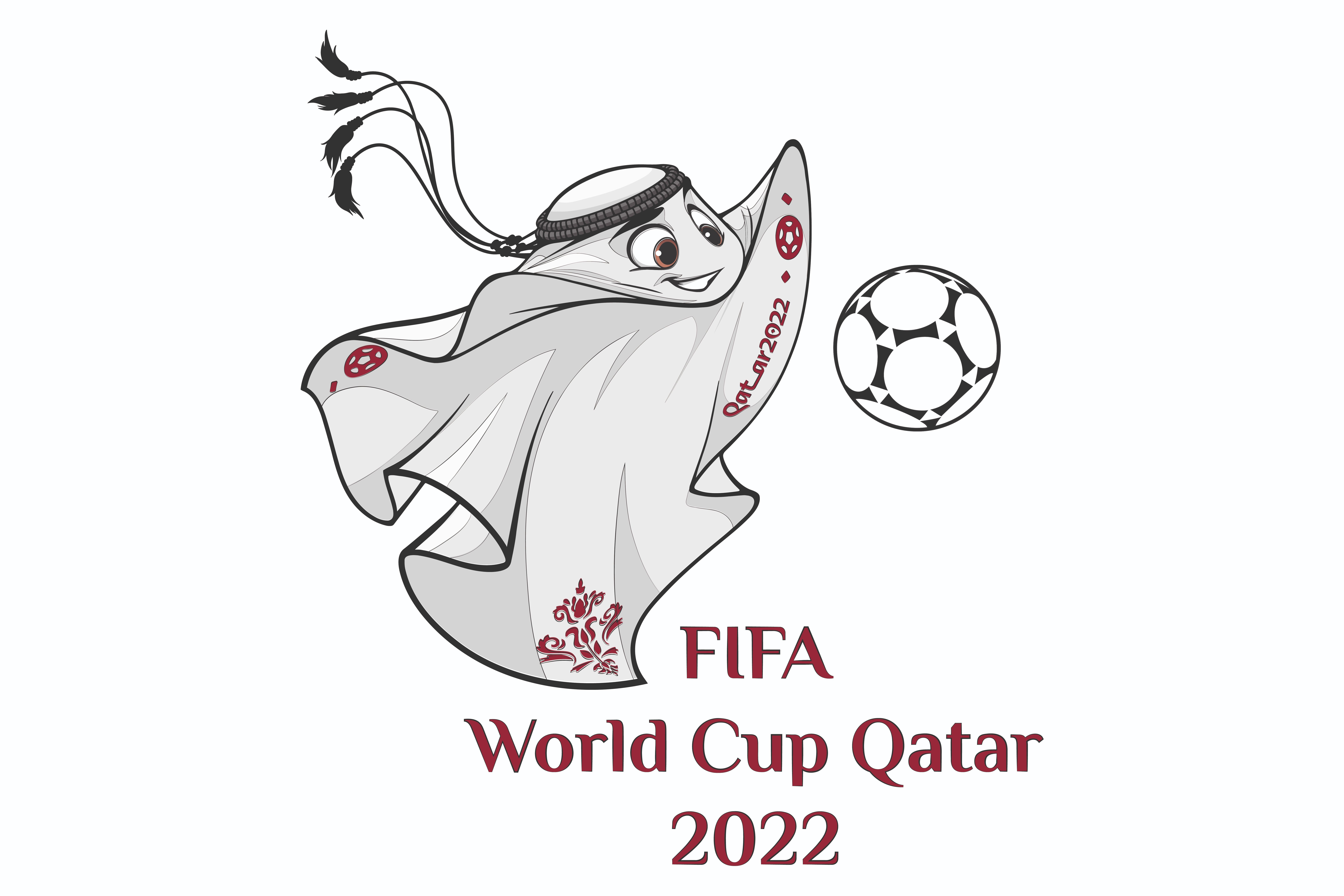 Qatar world cup coloring sheets