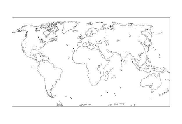 Premium vector dotted world map worldmap world map country map worldmap map of the world