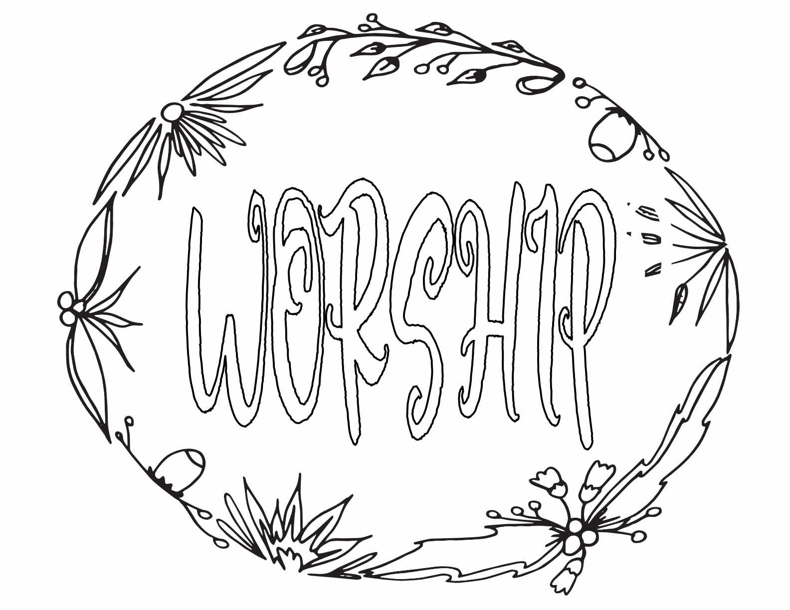 Worship free printable coloring pages â stevie doodles