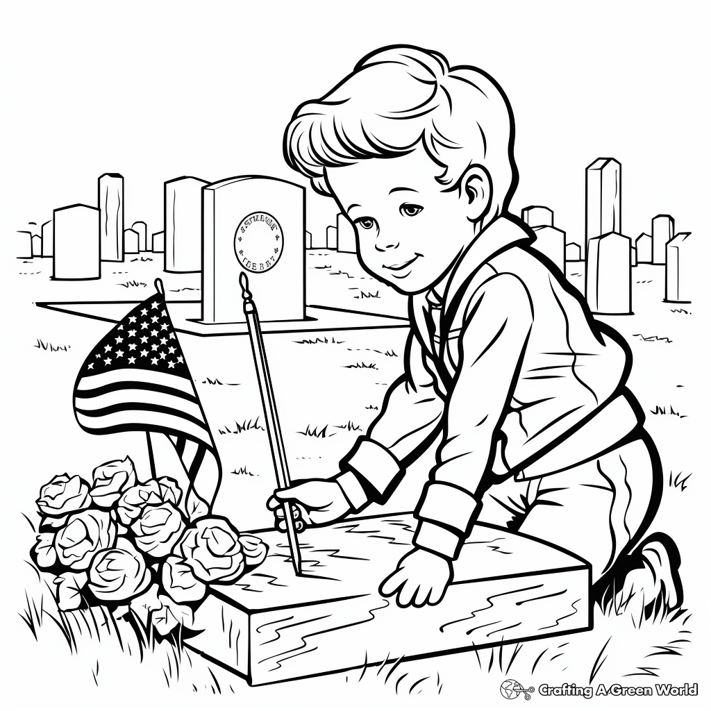 Memorial day coloring pages