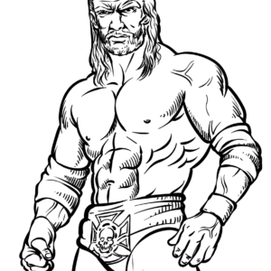 Wwe coloring pages printable for free download