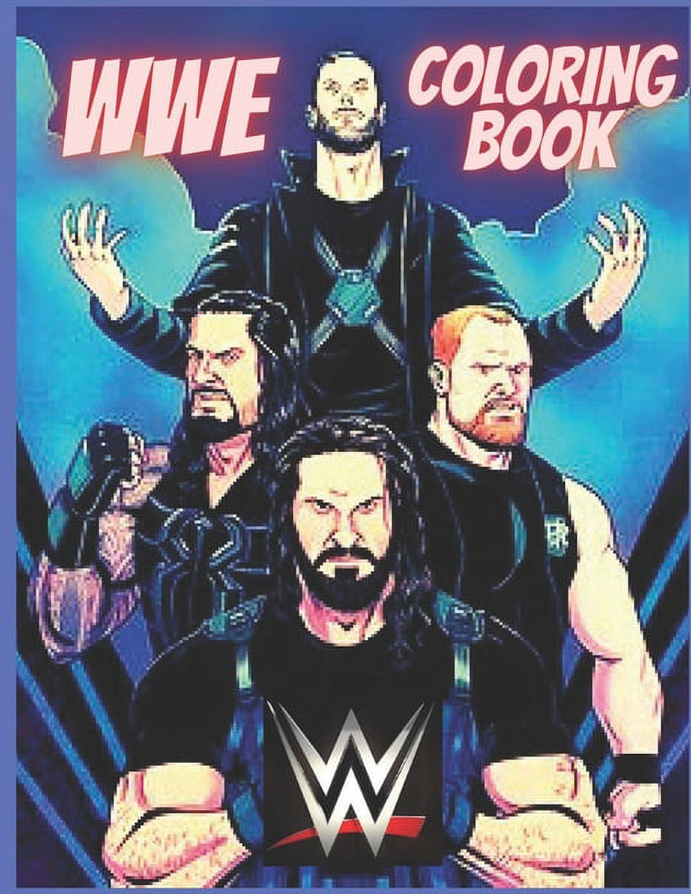 Wwe coloring book wwe coloring book high quality coloring pages of all time favorite wwe superstars paperback