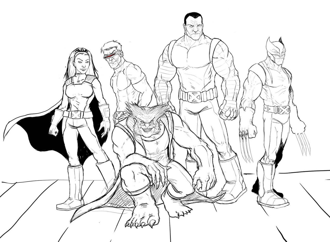 Wolverine coloring pages by coloringpageswk on