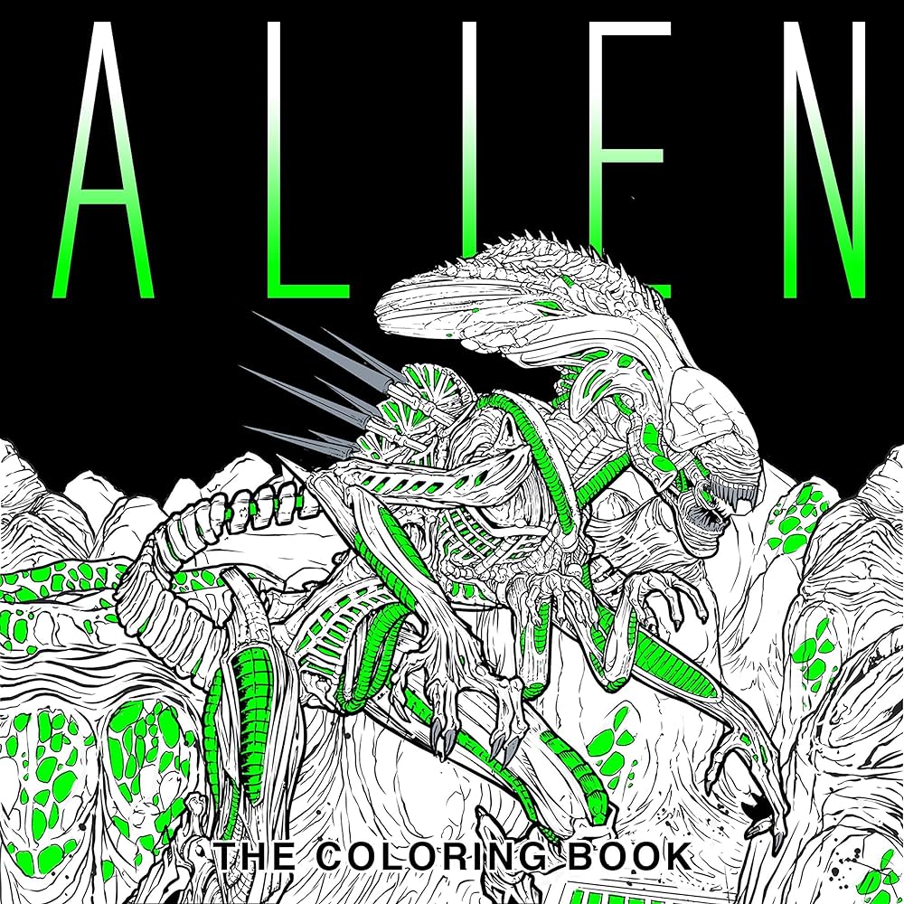 Alien the coloring book titan books books