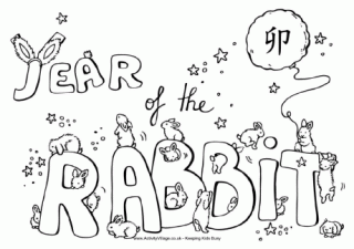 Year of the rabbit louring page