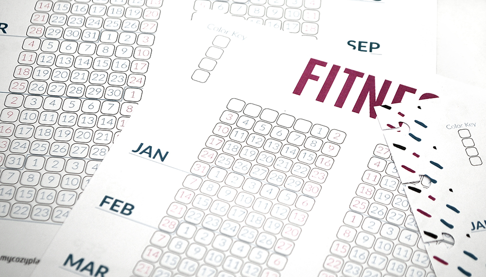 Printable workout tracker free digital downloads
