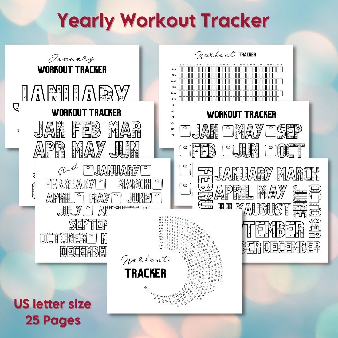 Workout tracker printable