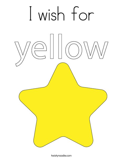 I wish for coloring page