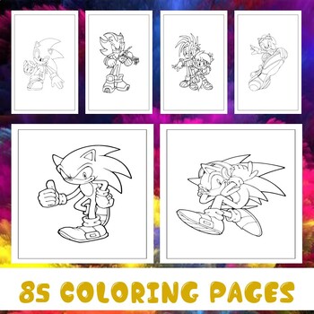 Transform screens to canvas sonic the hedgehog coloring pages for kids