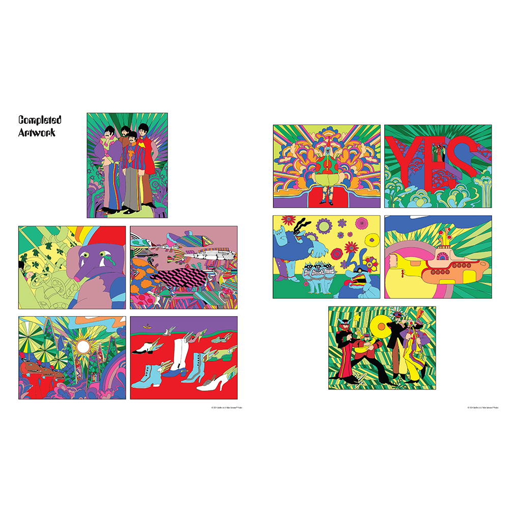 The beatles x insight editions yellow submarine color by numbers â the beatles official store