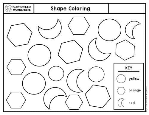 Coloring worksheets for preschool