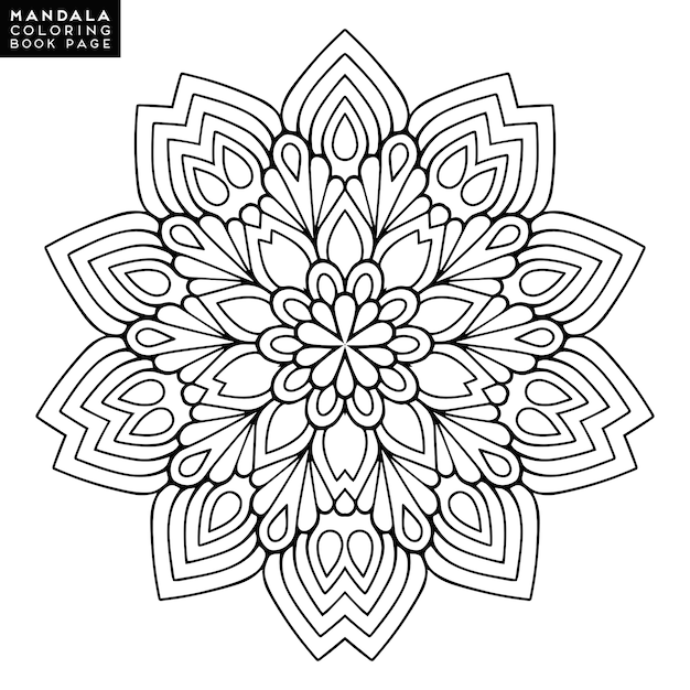 Mandala coloring images