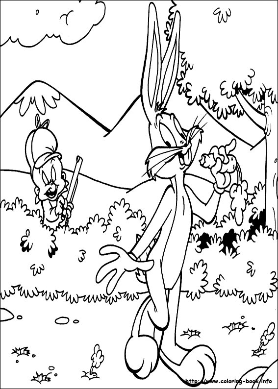 Bugs bunny coloring picture