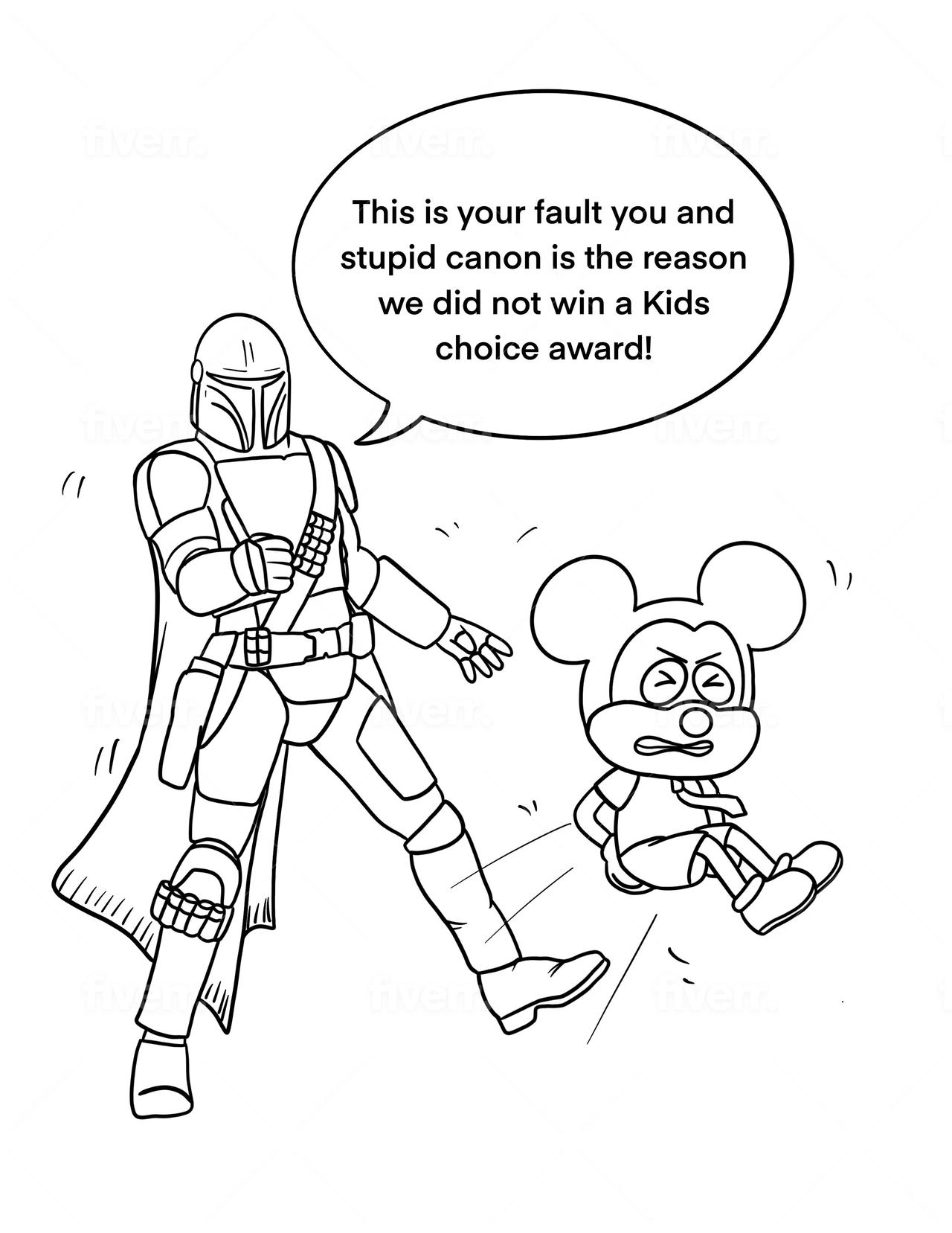 Mando is mad that they lost the kids chose awards by amtboyce on