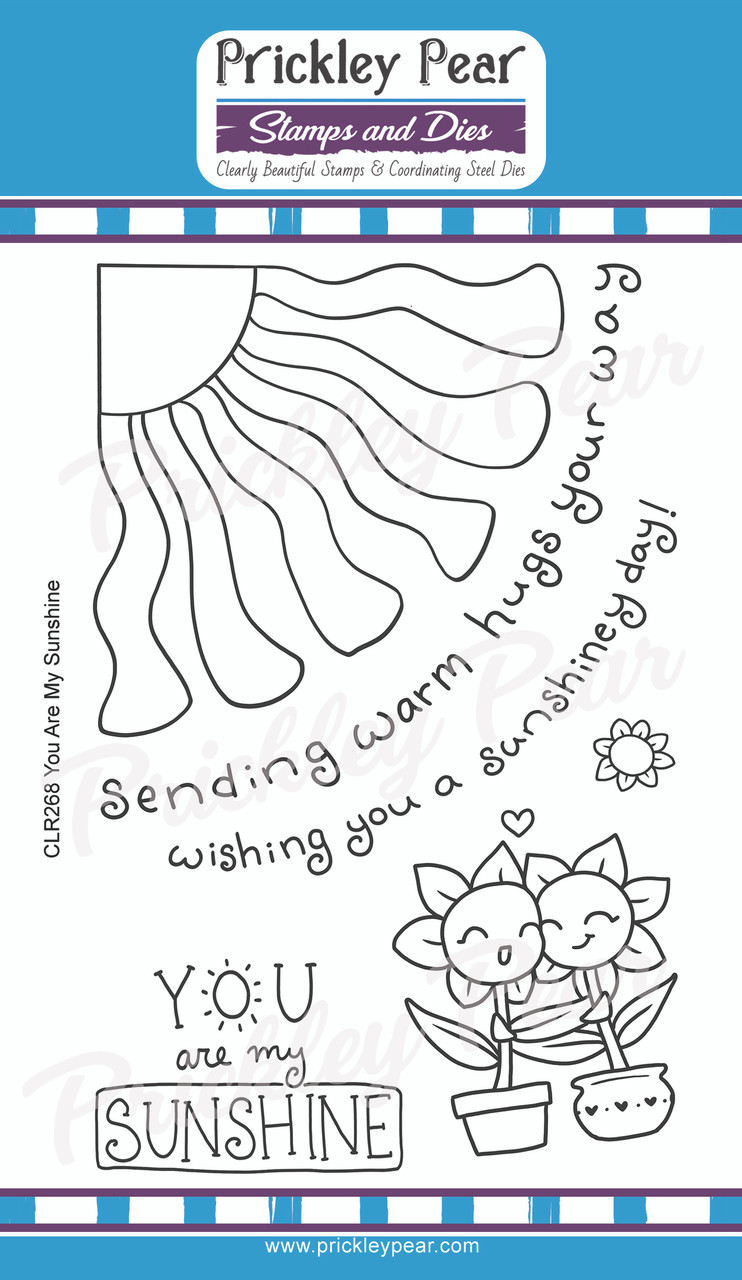 You are my sunshine clear stamp set clr