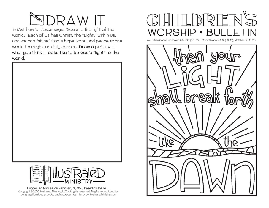 Illustrated worship resources winter