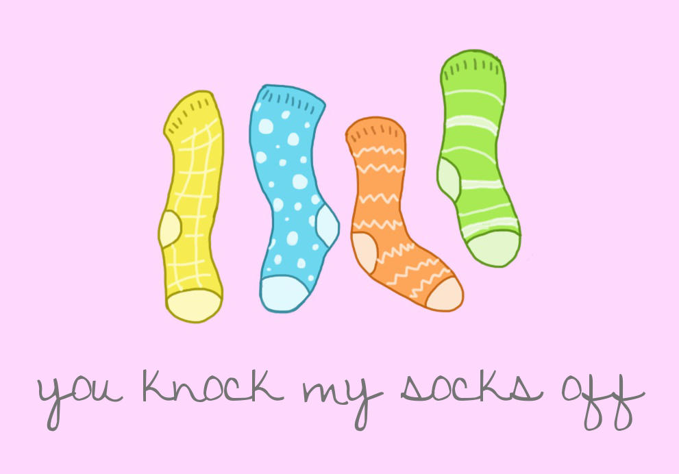 Knock my socks off card by miaoukeo on
