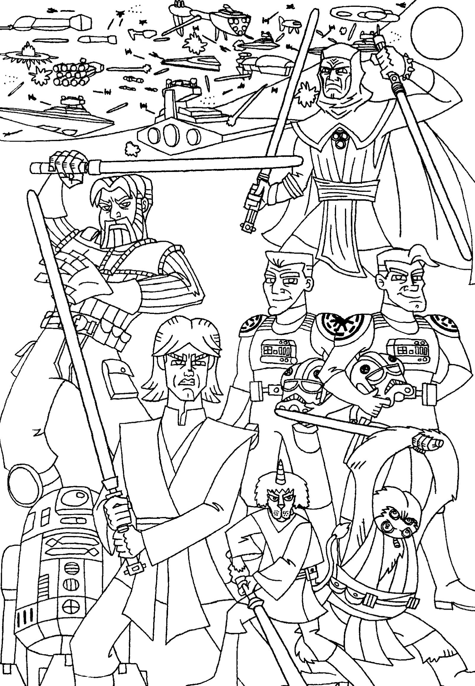 Sw young jedi knights cover art lineart by aidmoore on
