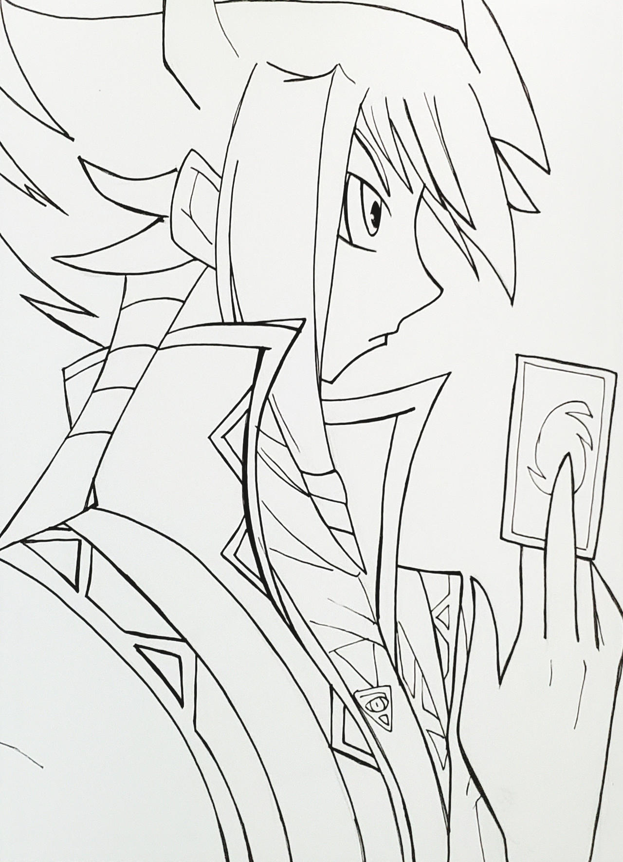 Aigami yugioh coloring page by tkayartzs on