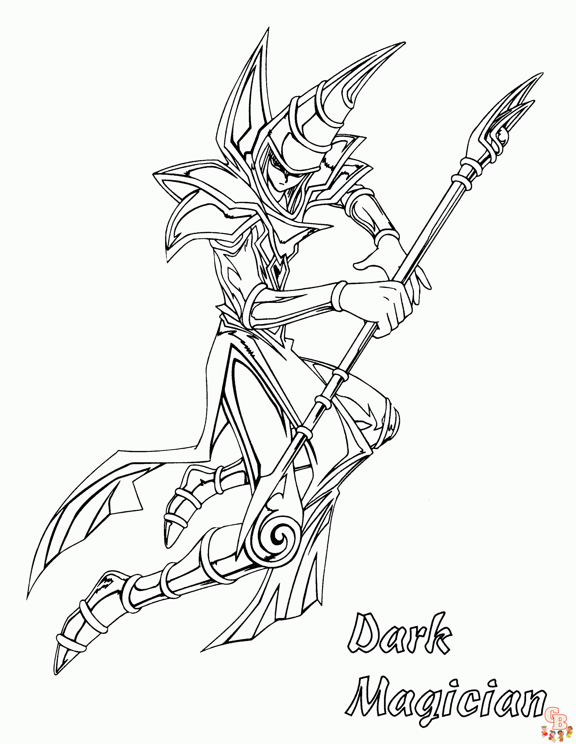 Free yugioh coloring pages for kids