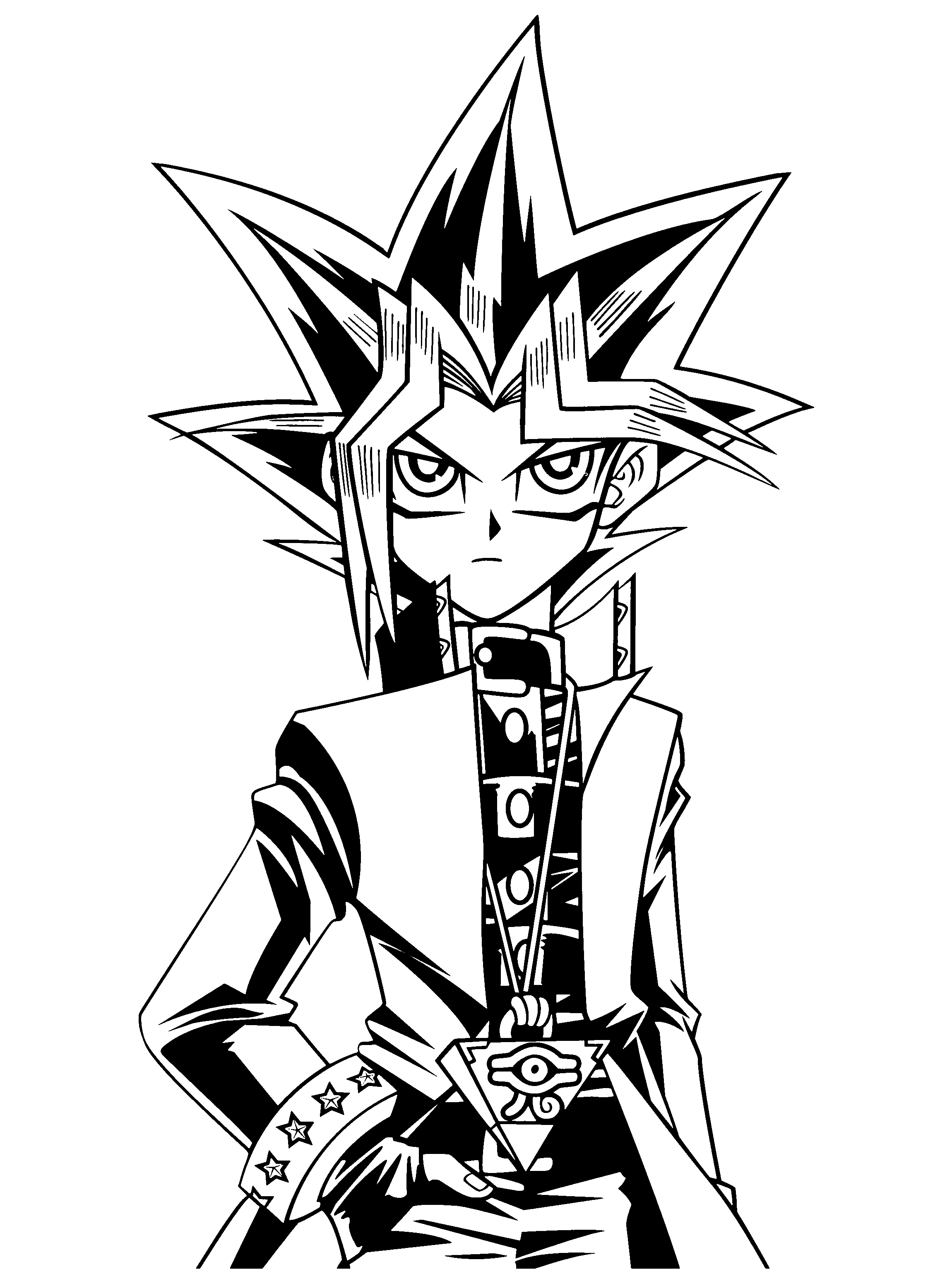 Free printable yugioh coloring pages for kids