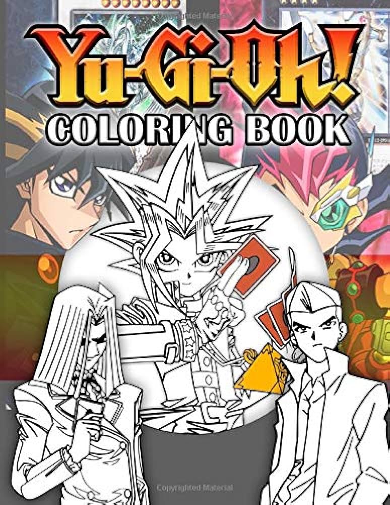 Yugioh coloring book yugioh stunning coloring books for kid and adult the color wonder rogers rohan books