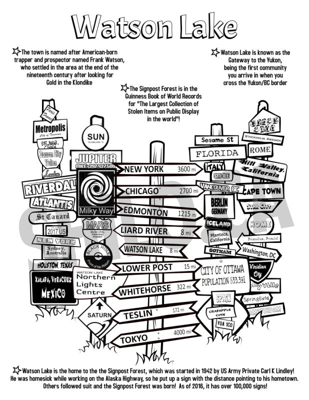 Yukon coloring book sample by cindersdesigns on