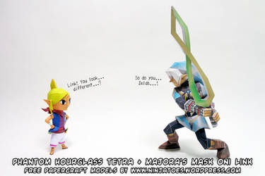 Legend of zelda papercrafts on papercrafters