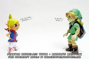 Legend of zelda papercrafts on papercrafters