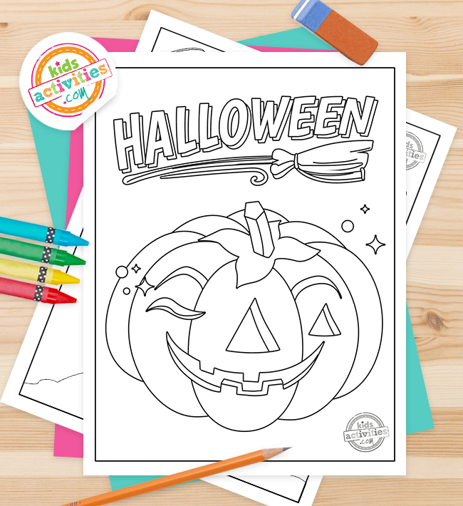 Free printable vintage halloween coloring pages kids activities blog
