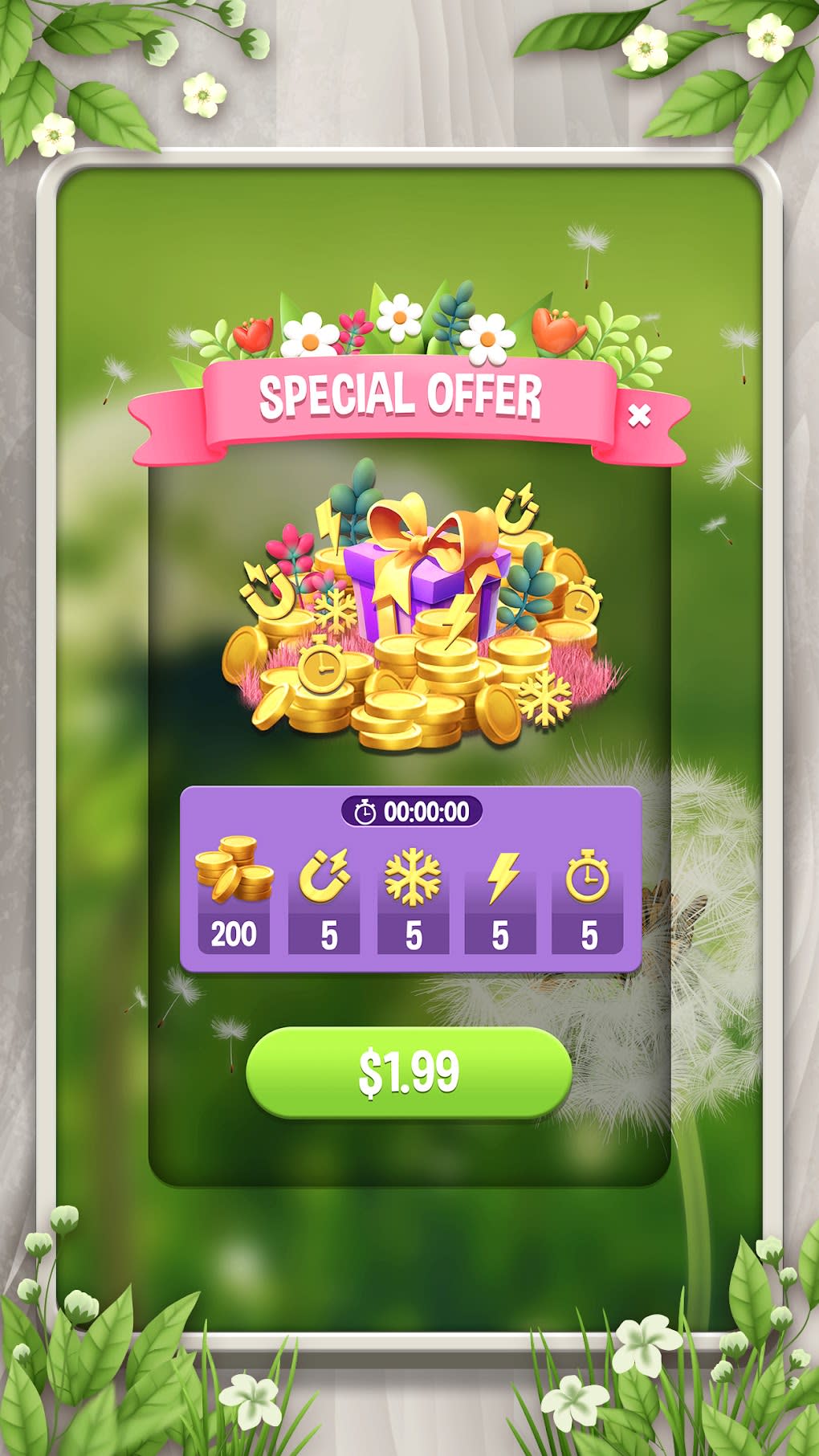 Z blossom flower tile match for android