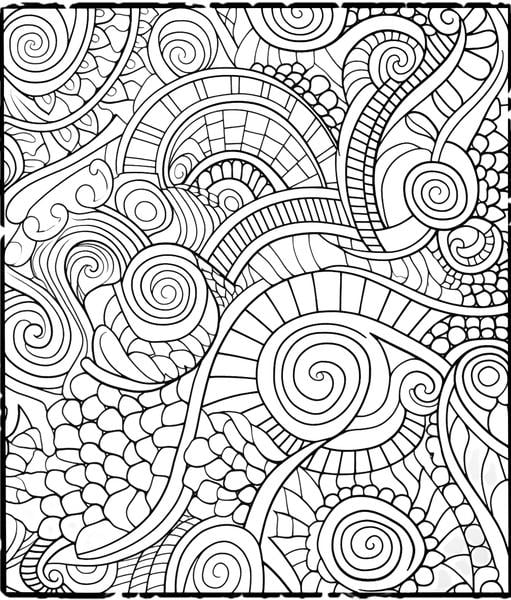 Free printable zentangle coloring pages list