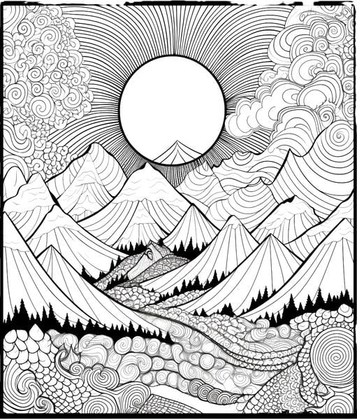 Free printable zentangle coloring pages list