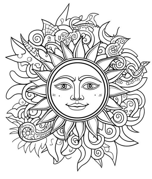 Free printable zentangle coloring pages list