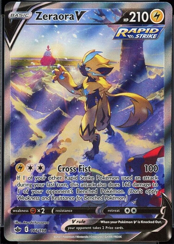 Zeraora v sword shield silver tempest trainer gallery tgtg price guide