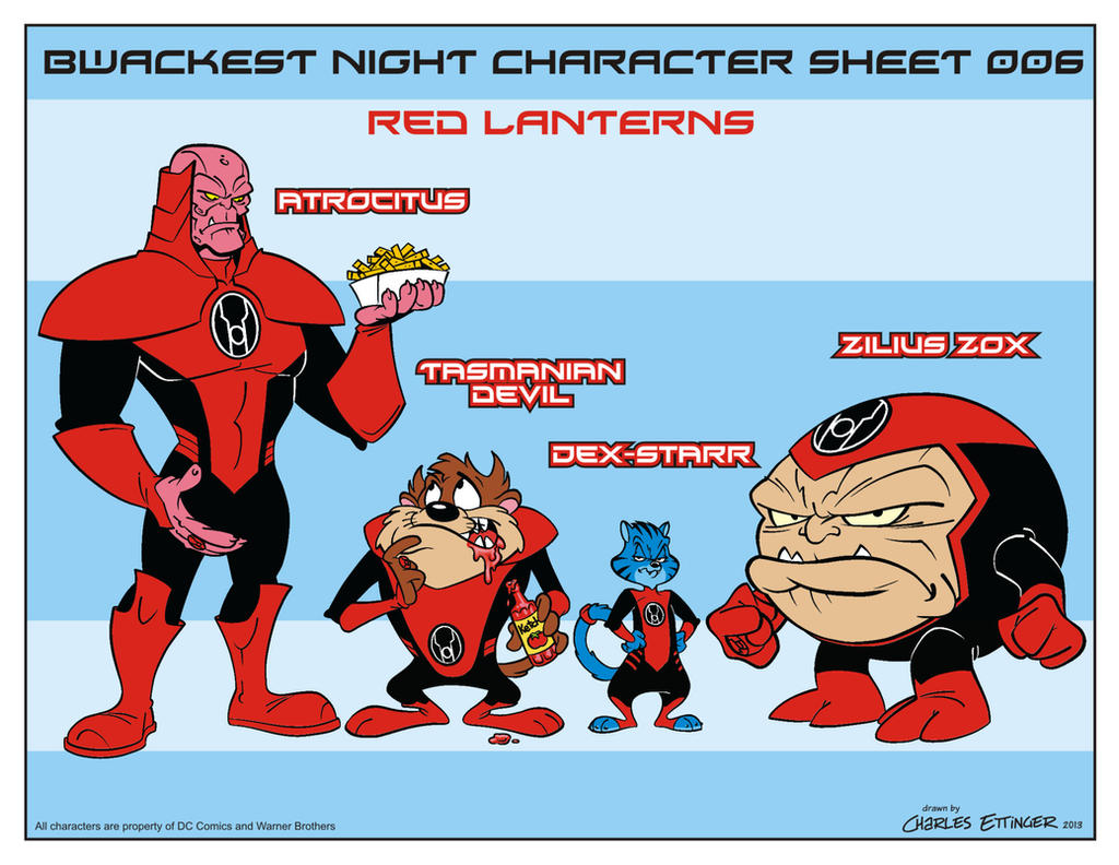 Looney lanterns the web ic line up by charlesettinger on