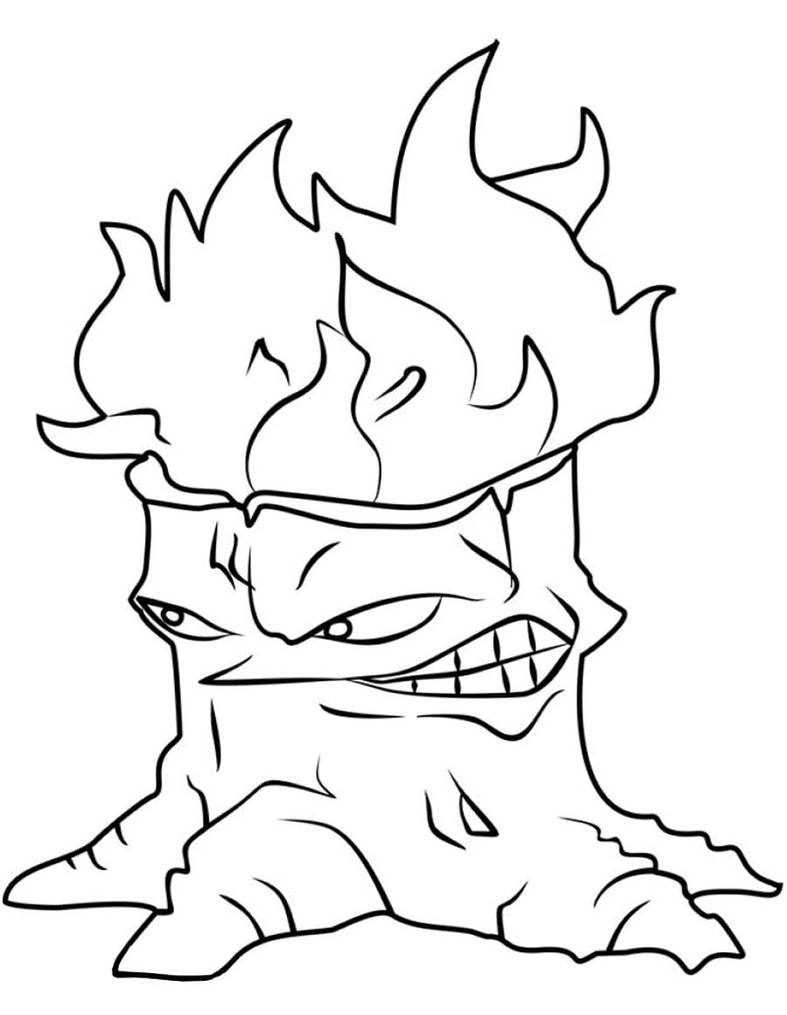 Plants vs zombie coloring pages by coloringpageswk on