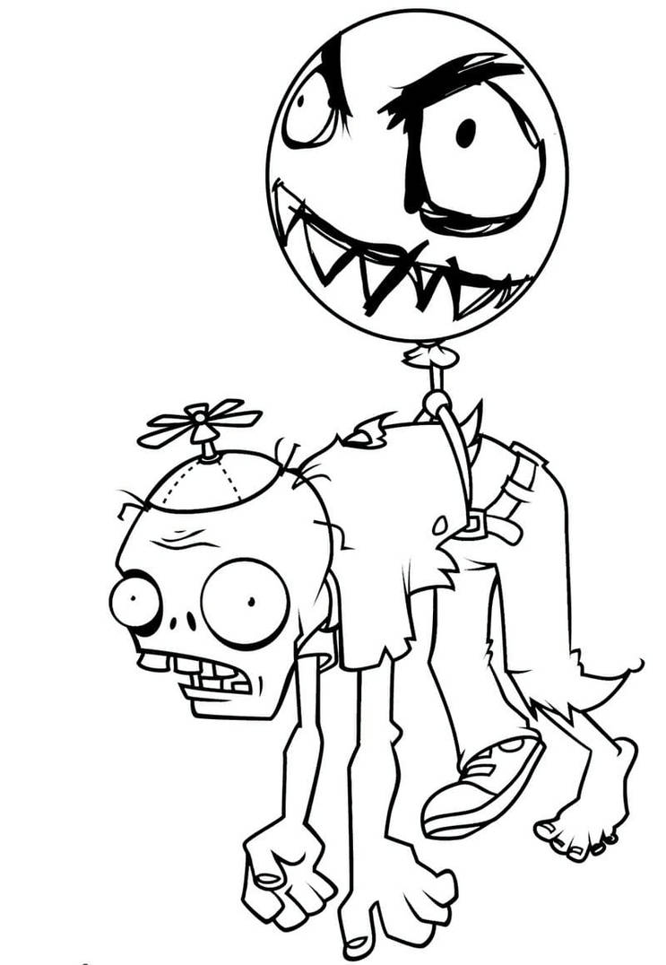 Plants vs zombie coloring pages by coloringpageswk on