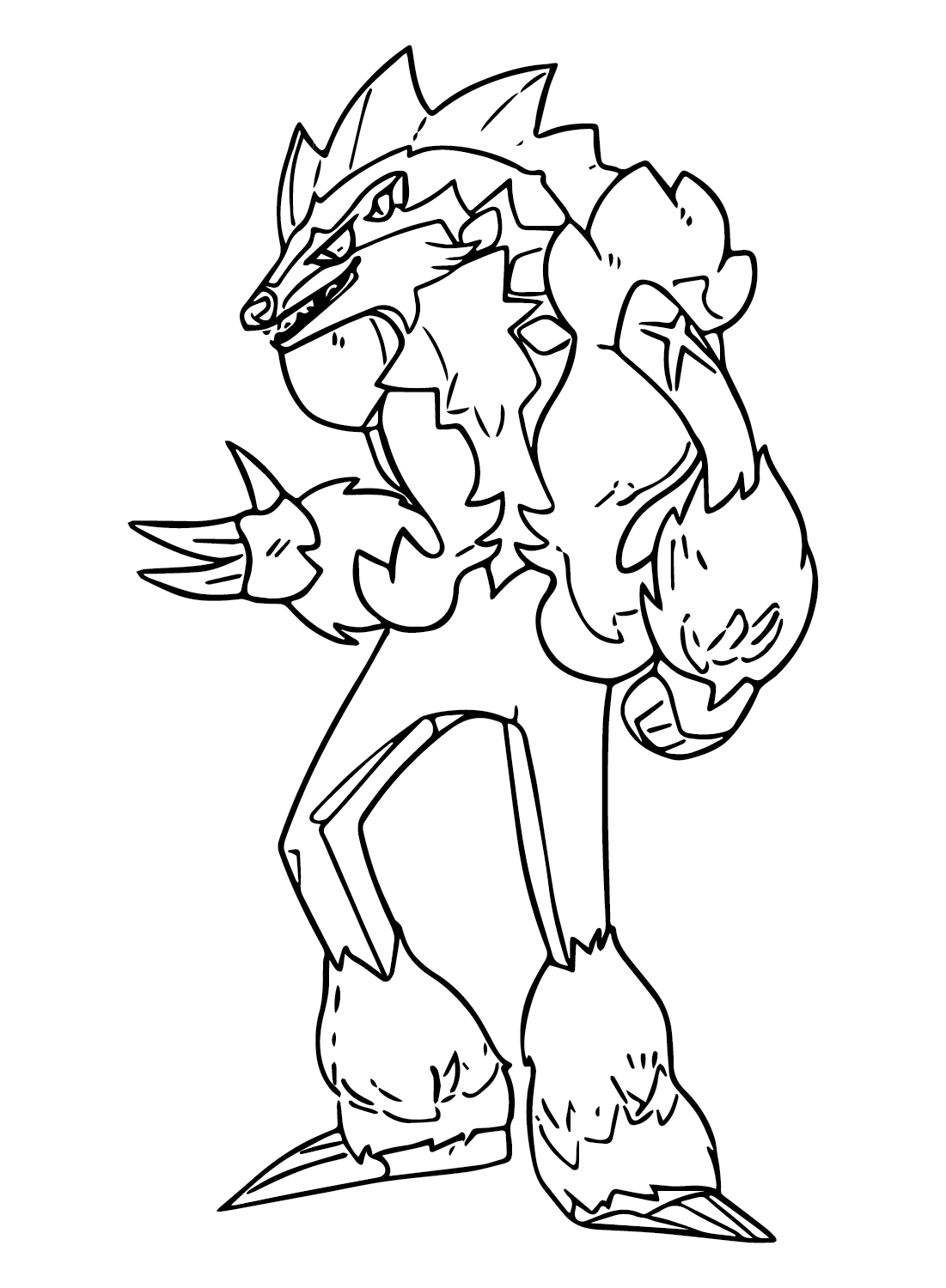 Obstagoon coloring pages printable for free download
